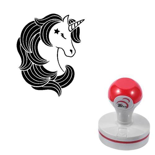 卡通独角兽大象海龟斑马动物图案学生儿童复古可爱光敏手账印章