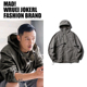 余文乐潮牌百搭连帽外套工装 夹克男 MADNESS JACKET MDNS WRUEI