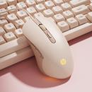 HP/惠普静音鼠标有线6键游戏电竞专用笔记本台式电脑女生办公可爱
