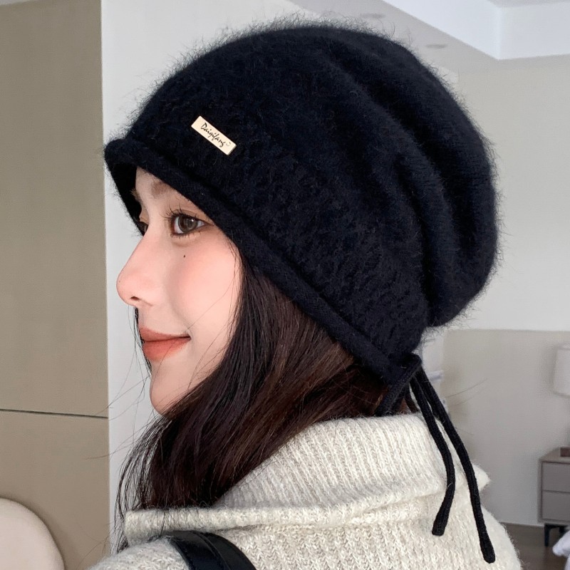 针织帽韩版逛街女冬加厚保暖