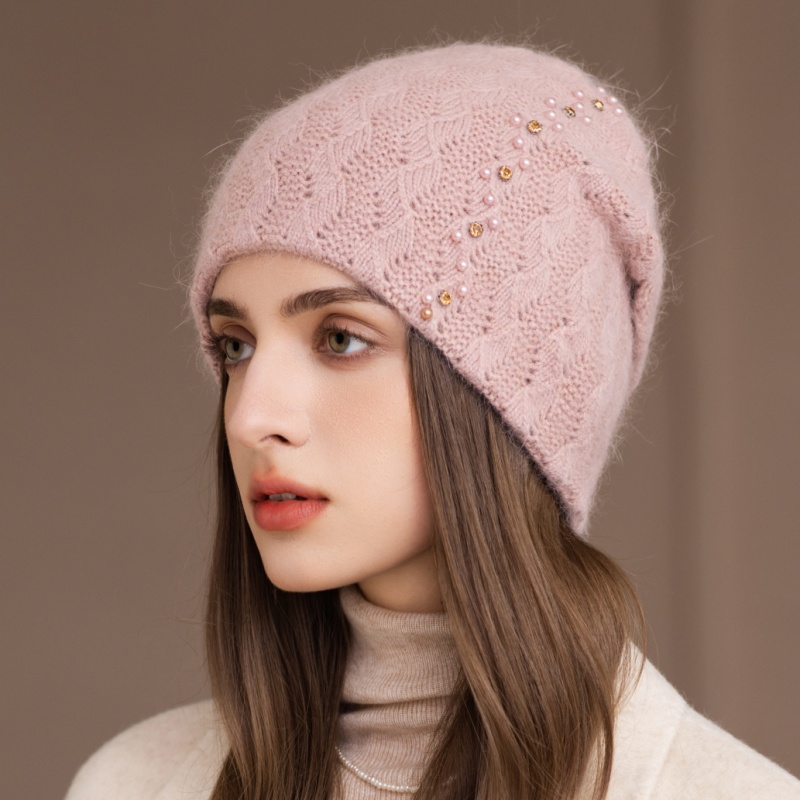 韩版兔毛帽子女秋冬天加厚保暖