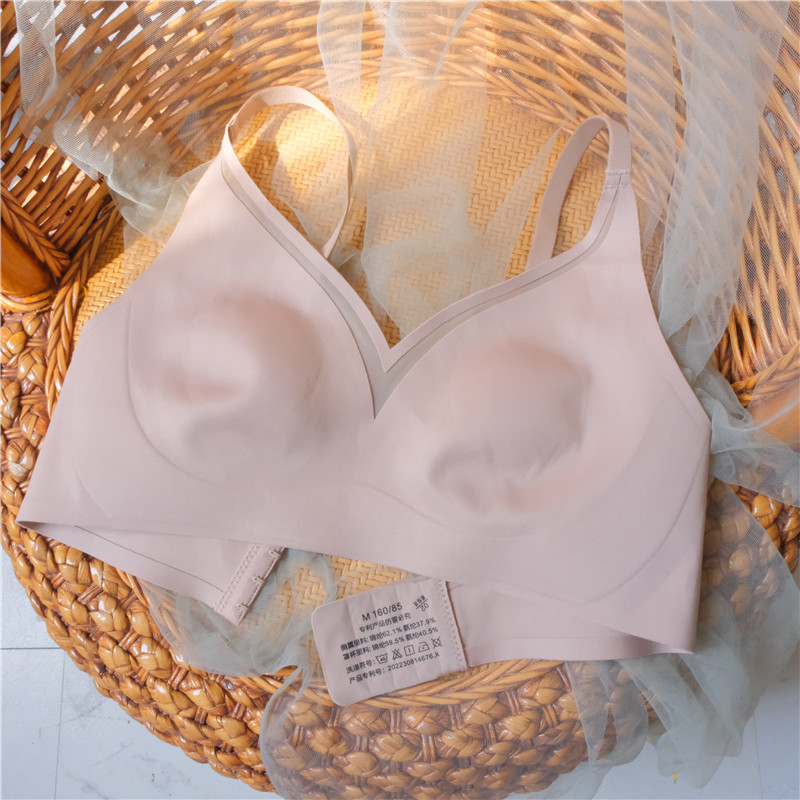 suregirl一片式轻薄透无钢圈光面无痕速干降温健康舒适养胸衣内衣