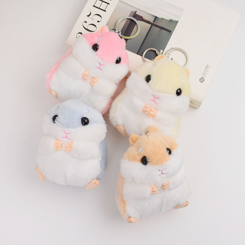 可爱仓鼠小挂件毛绒玩具
