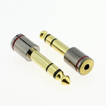 6.5 to 3.5 converter 6.35mm to 3.5mm male male headphone microphone audio to stereo