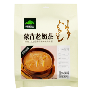 包日查莫尼山内蒙古传统老奶茶内蒙特产冲饮冲泡奶茶粉360g