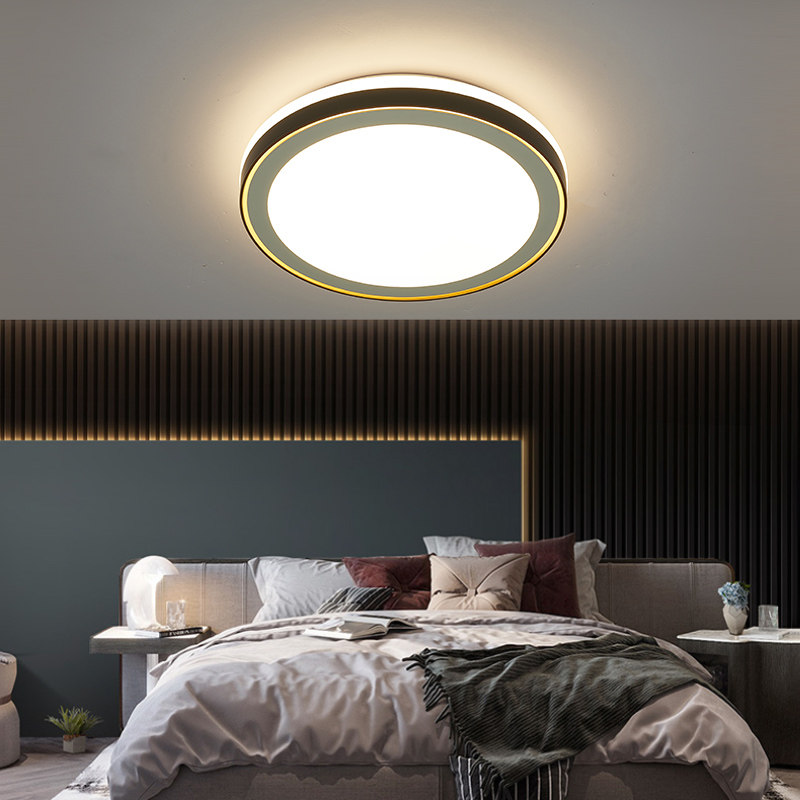 视贝吸顶灯led卧室灯简约现代北欧大气圆形房间灯客厅家用灯具