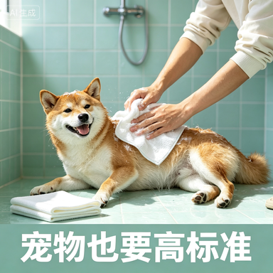 宠物一次性浴巾吸水狗浴巾毛巾猫咪狗狗洗澡专用狗洗澡加厚大包装