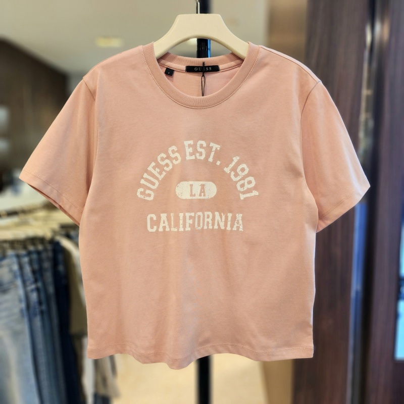 不退换全韩百货 GUESS 韩国代购 2025春T恤 MP2K9423 5C26