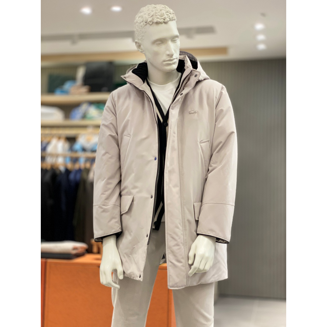 不退换全韩百货LACOSTEMAN韩国代购25冬外套 BH884E-55N5K18