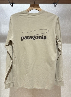 不退换PATAGONIA男T恤 LS Casting Logo Responsi 37819Q7 5I30