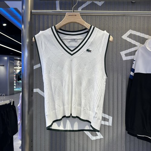 不退换全韩 LACOSTESPORT 韩国代购2025秋 马夹AF9602-55N 5H28