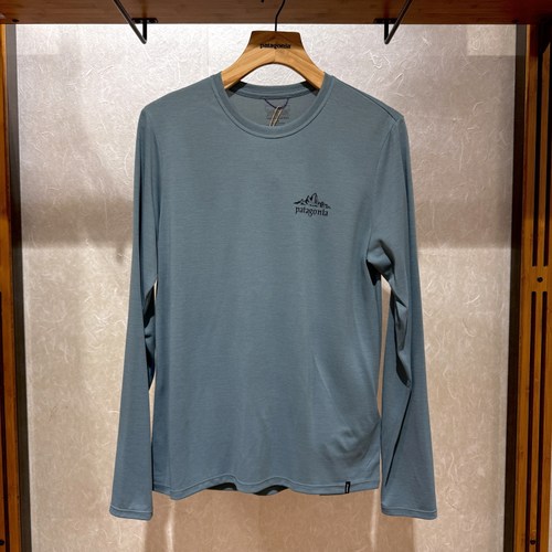 不退换PATAGONIA韩代26春男T恤 LS Cap Cool Daily  45453R5 6C19