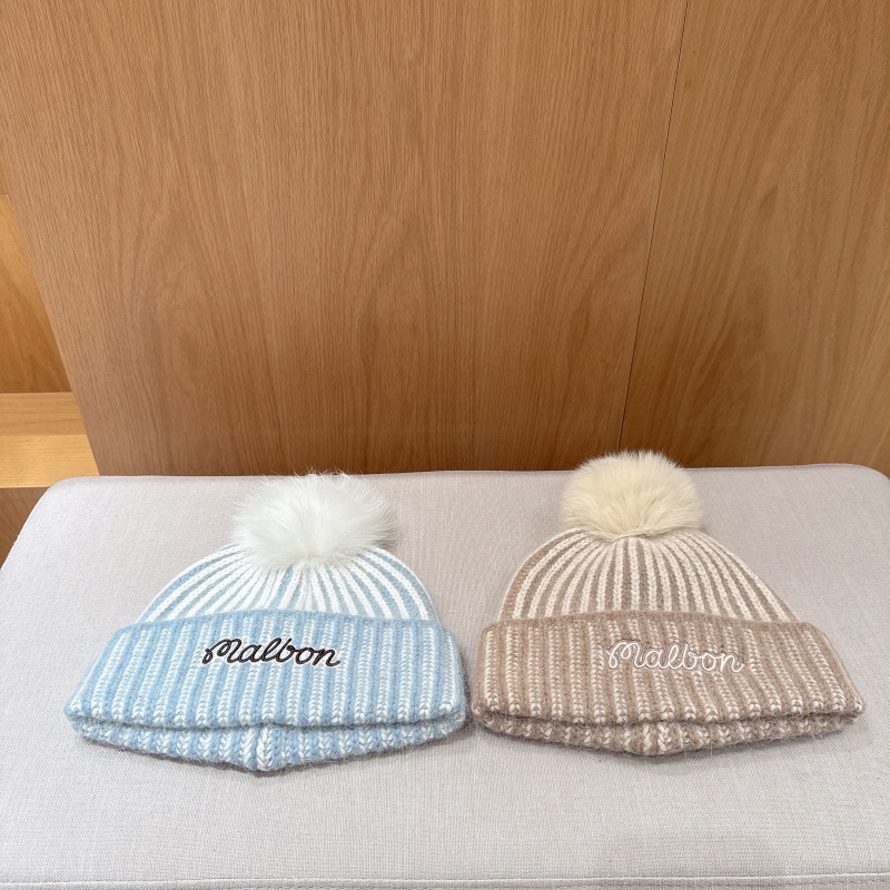 不退换全韩百货MALBON韩国代购2025冬 针织帽 M5442PCP16 5K12