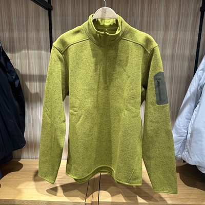 不退换ARCTERYX始祖鸟韩代25秋男T恤COVERT ZIP ATPFM10360 5K06