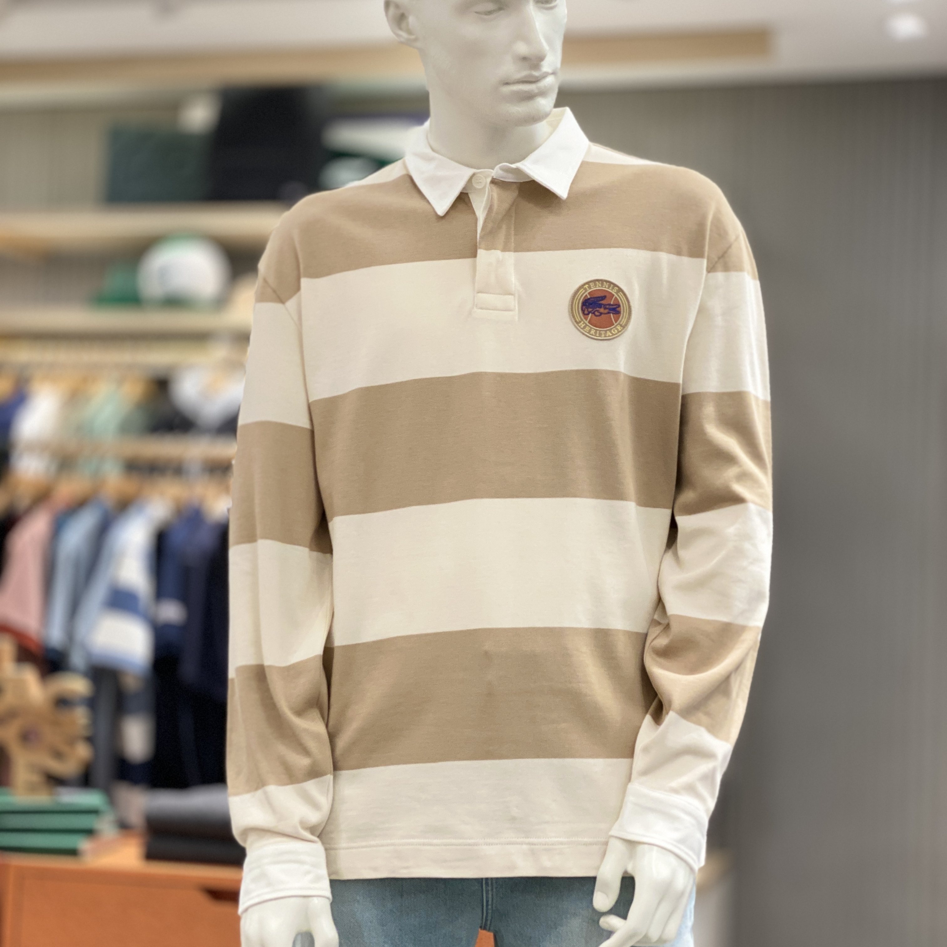 不退换全韩百货LACOSTEMAN韩国代购25冬休闲T恤 KH5916-55N 5K14