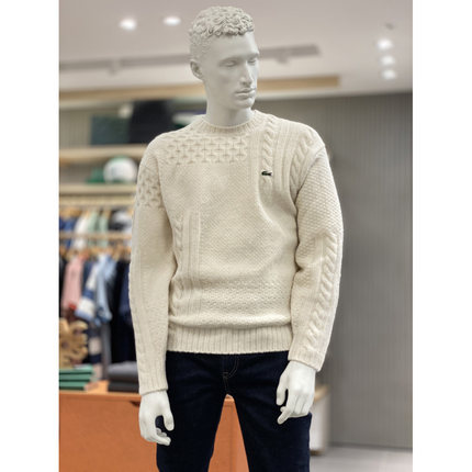 不退换全韩 LACOSTEMAN 韩国代购25秋毛针织衫 AH5201-55N 5J07