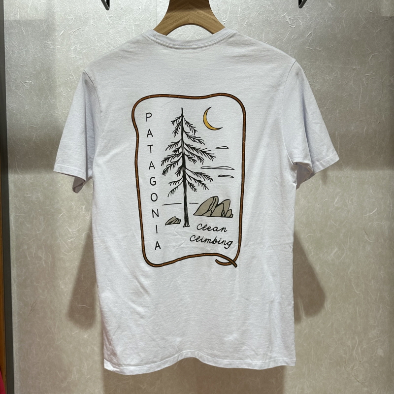不退换 PATAGONIA韩代25春男T恤Clean Climb Roots 37795Q5 5C04