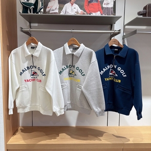 5L23 M6121PFS02 不退换全韩百货MALBON韩国代购 25冬休闲卫衣