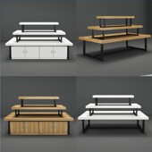 台 子促销 超市中岛货架流水台展示架堆头母婴展示柜展台服装 店鞋