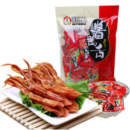 温州初旭酱鸭舌头 温州特产鸭肉小吃零食 原味净重480g 温州特产