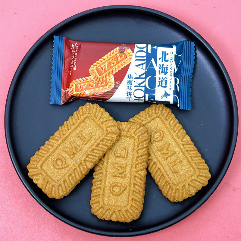 北海道焦糖饼干散装结婚喜饼酥脆休闲零食伴手礼茶点心接待小零食