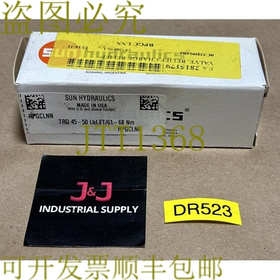 原装供应- SunHydraulics RPGC-LNN 50GPM 墨盒全部阀 + 发