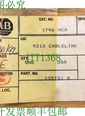 原装供应Allen Bradley 1746-HCA Rev. 01 Cablelink 135701-8. L