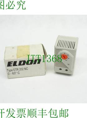 原装供应Eldon ETR 202 NC 恒温器 0-60 度 / ETR202NC / 6A / 25