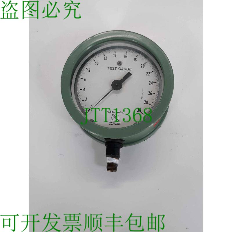 原装供应Ashcroft 0-30 气动压力表 0.1 psi subd。