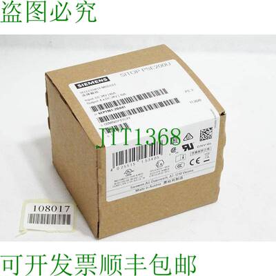 原装供应Sitop PSE200U 6EP1961-2BA41 6EP1 961-2BA41 / 新 OVP