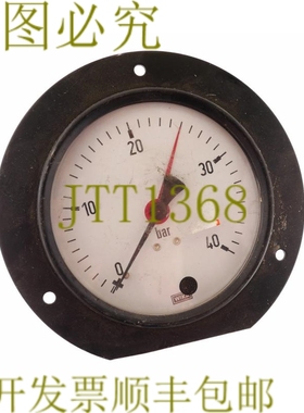 原装供应威卡 213.53.100 0-40BAR 4MPA G1/2B RUE 压力表黑色