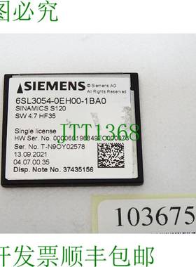 原装供应SINAMICS S120 CompactFlash 6SL3054-0EH00-1BA0