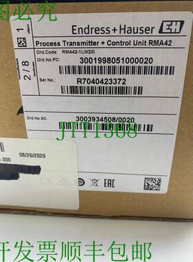 原装供应Endress + Hauser RMA42-1LW20 工艺发射器