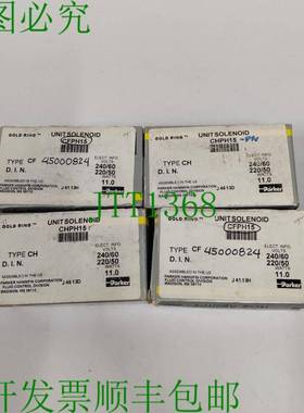 原装供应Parker SOLENOID 气门线圈 1 CFPH15 2 CH15 伏:240/60 4