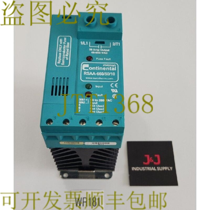 原装供应Eurotherm Continental Invensys RSAA-660/50/10 SSR继