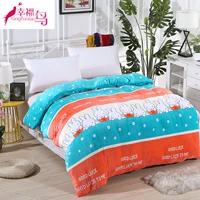 San hô chăn đơn mảnh mùa thu và mùa đông dày đơn duy nhất 1,5 m ngắn flannel sang trọng flannel quilt cover - Quilt Covers chăn ga cao cấp