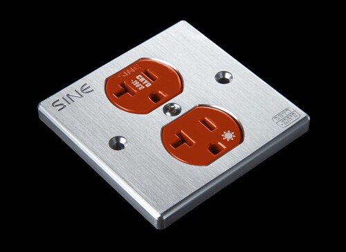 SINE 正弦 SW-2G US（Gold） 美式 双位黄金冷冻插座 （音响级）