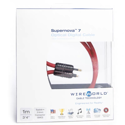 线世界SUPER NOVA7超新星第七代数码线旗舰WIREWORLD玻璃光纤线