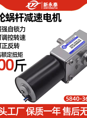 5840-3650微型直流无刷减速电机大扭力低速慢速马达12v24v小电机