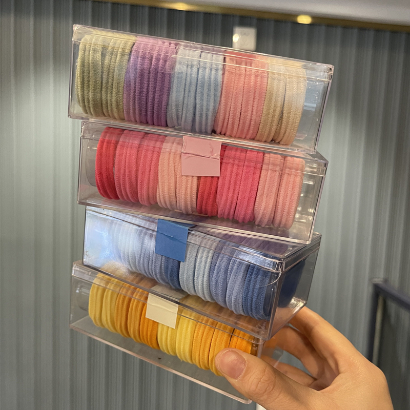 韩国糖果彩色高弹力发圈