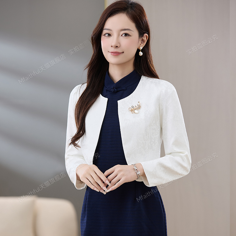 短外套女士春秋季搭配旗袍穿好看