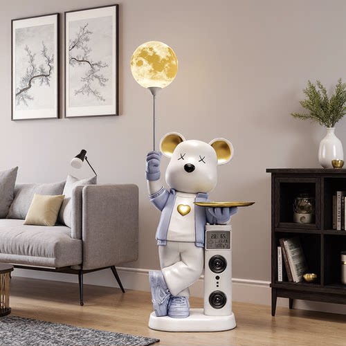 暴力熊旺宅落地摆件存钱罐