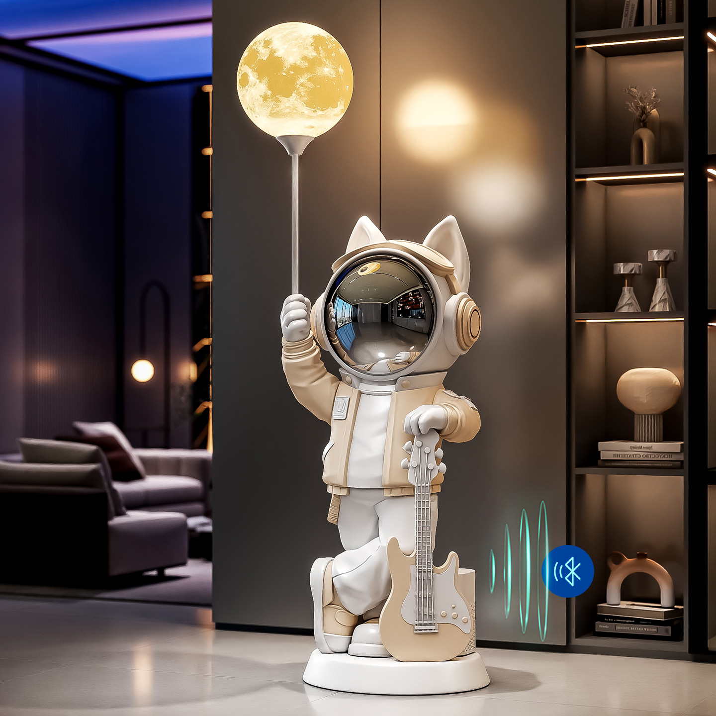 小爱同学太空人摆件高级感