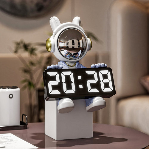 创意可爱数字时钟摆件