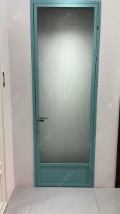 柯布西耶门卫生间门厕所门蓝色钛镁合金门现代风西洋风阳台门