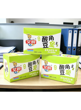 艾妍酸豆角鱼湘味十足独立小包装开袋即食12g/袋香辣小吃零嘴