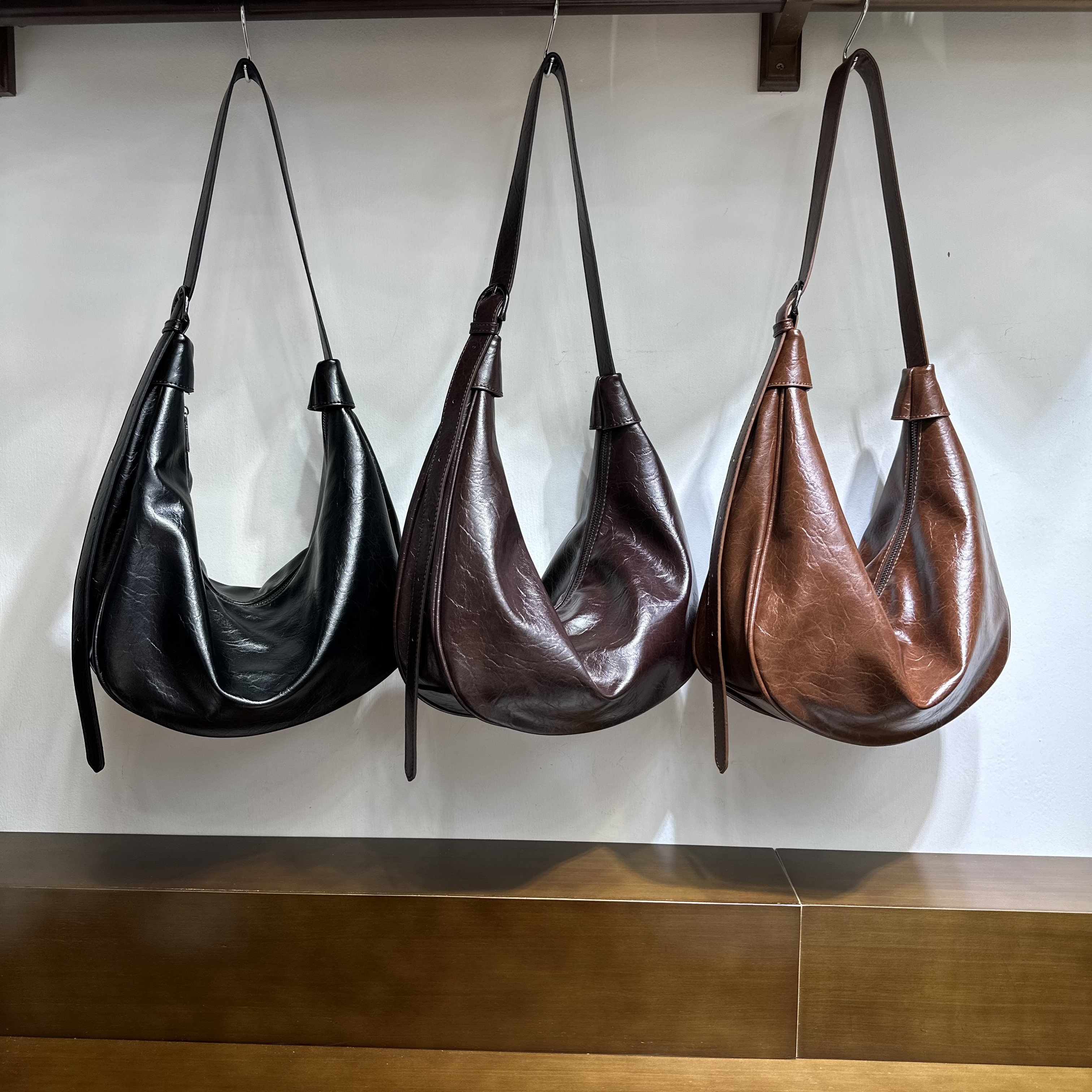 欧比 超火时尚油蜡皮休闲简约ins风复古个性慵懒日常单肩斜挎包包,箱包皮具/热销女包/男包,通用款女包,淘宝优惠券,粉丝福利购,淘宝优惠卷