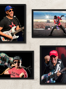 Tom Morello 汤姆·莫雷罗海报挂画摇滚吉他大神酒吧琴行装饰墙画