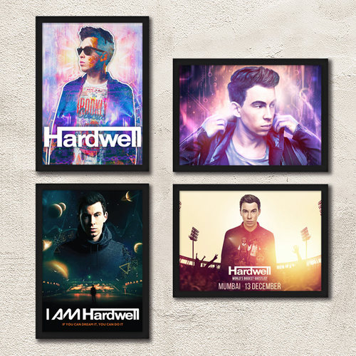 hardwell电音DJ海报装饰画