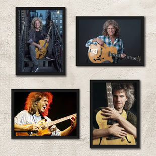 Pat Metheny吉他大师海报挂画 爵士吉他手琴行酒吧乐器行装饰挂画